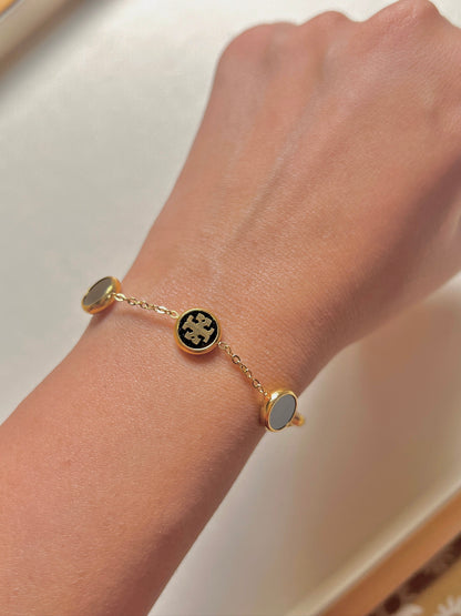 TY black bracelet