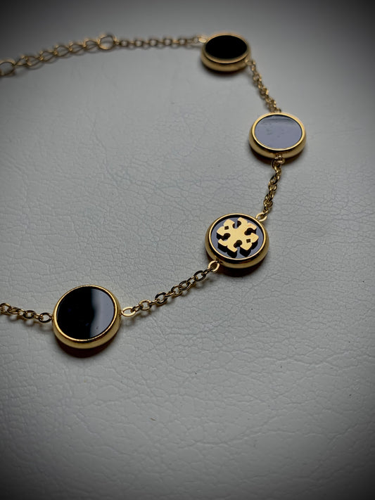 TY black bracelet