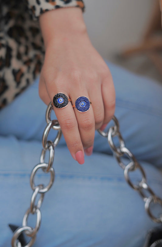 Blue EVL-I ring